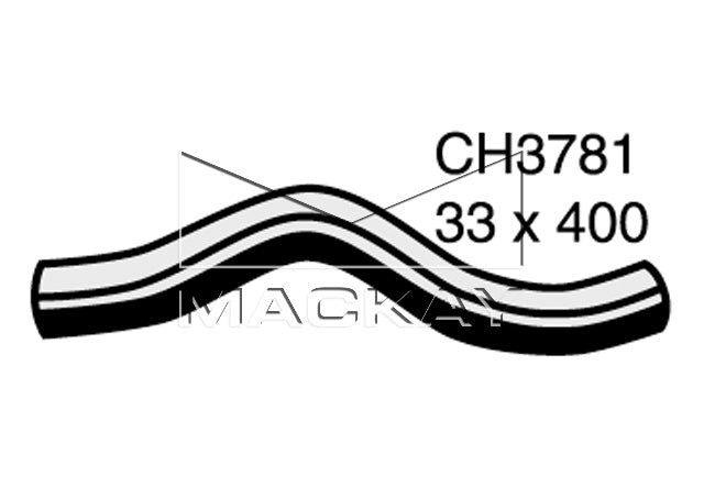 Mackay Top Radiator Hose CH3781
