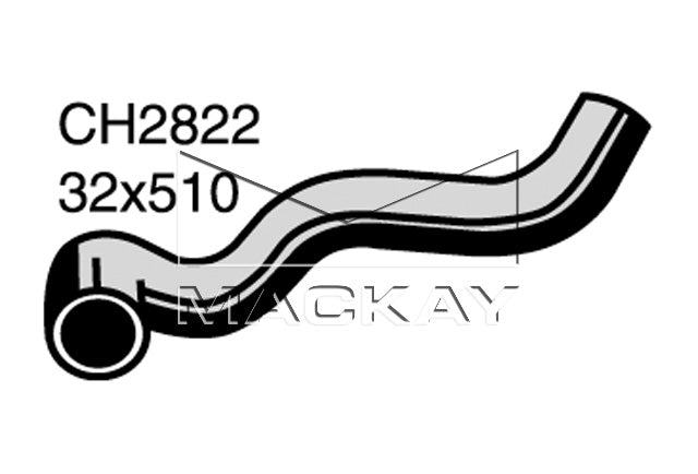 Mackay Bottom Radiator Hose CH2822