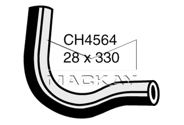 Mackay Top Radiator Hose CH4564