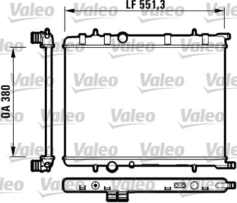 Valeo Radiator 732908