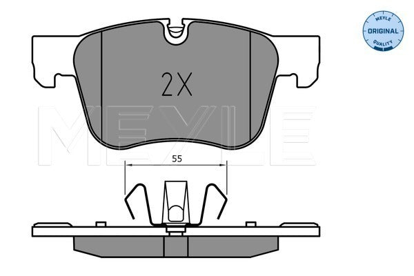 MEYLE Brake Pad Set 025 258 3417