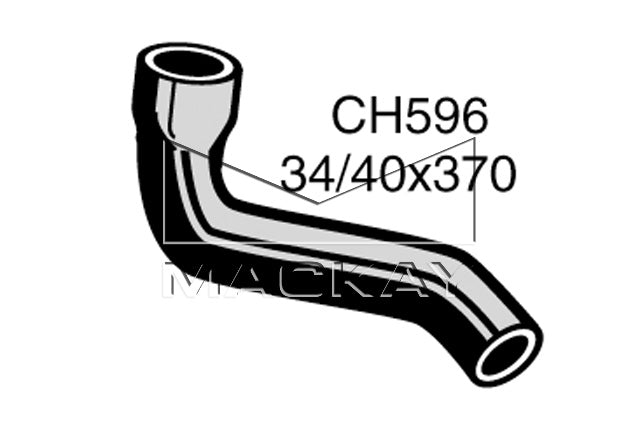 Mackay Bottom Radiator Hose CH596