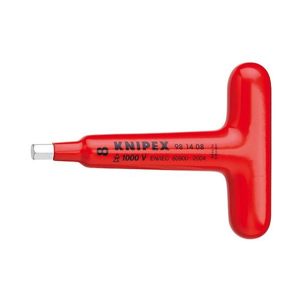 KNIPEX 1000V Screwdriver Hex With T-Handle 120Mm 981405