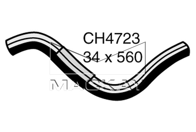 Mackay Bottom Radiator Hose CH4723