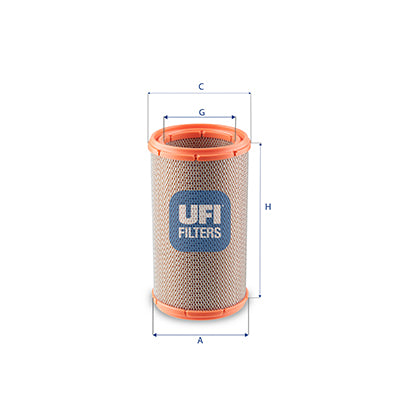 UFI Filters Air Filter 27.F51.00