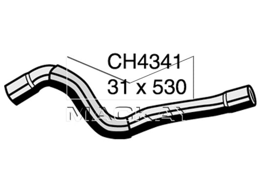 Mackay Bottom Radiator Hose CH4341