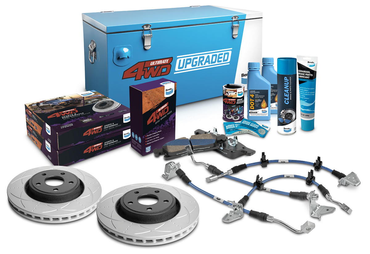 Bendix Ultimate 4x4 Brake Upgrade Kit (Suits 2" Lift) U4WD-BUK49+2