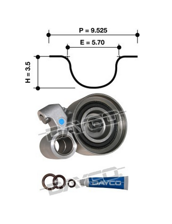 Dayco Timing Belt Kit KTBA171
