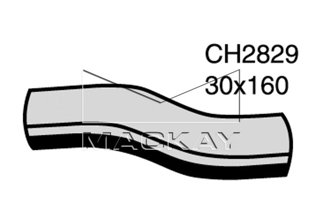 Mackay Radiator Hose (Radiator) CH2829