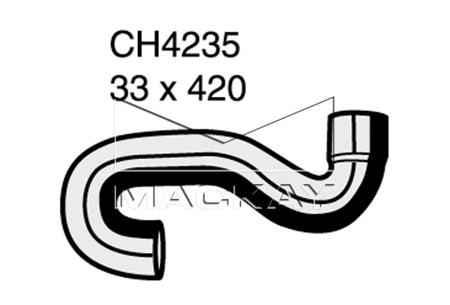 Mackay Top Radiator Hose CH4235