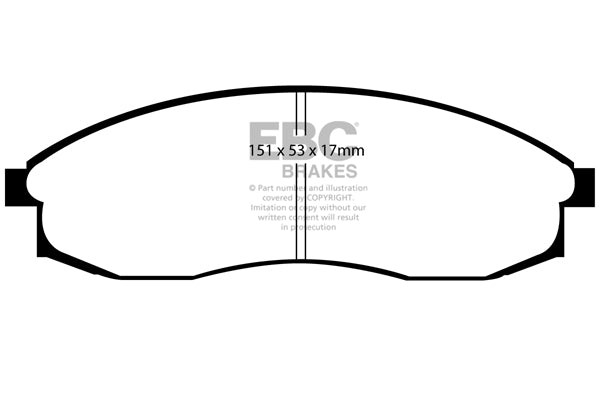 EBC Nissan Maxima A33 DP21082