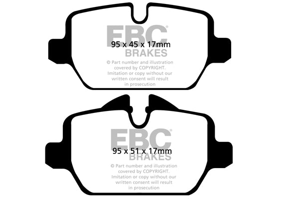 EBC Bmw   120   2004    Rear  Pads DP21576