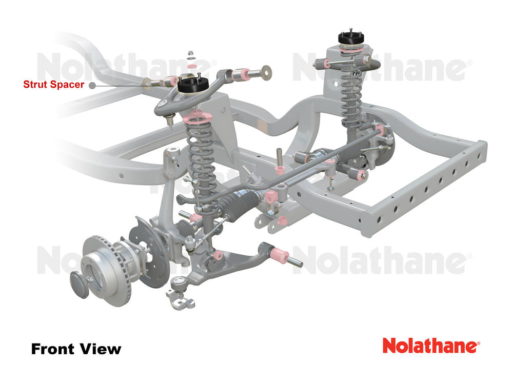 Nolathane Spacer Block Lift Kit 47821F