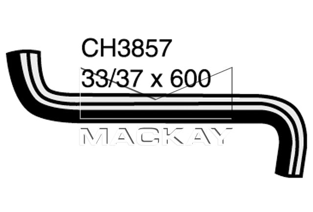 Mackay Top Radiator Hose CH3857