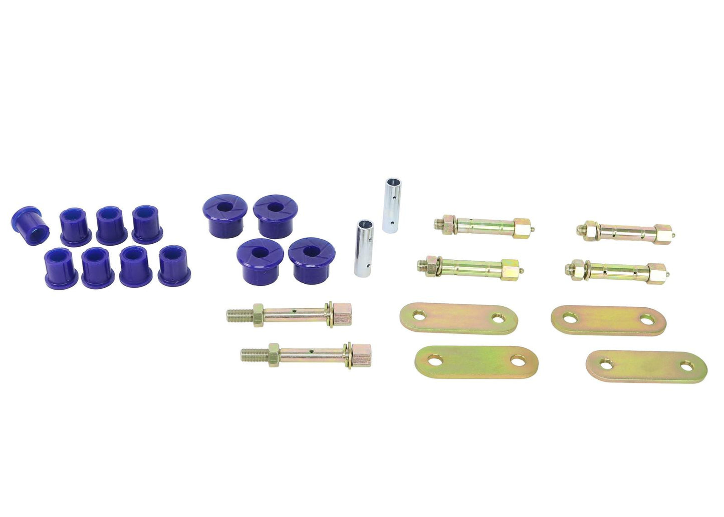 SuperPro Rear Greasable Shackle And Bush Kit Fits Holden Isuzu KIT070SK