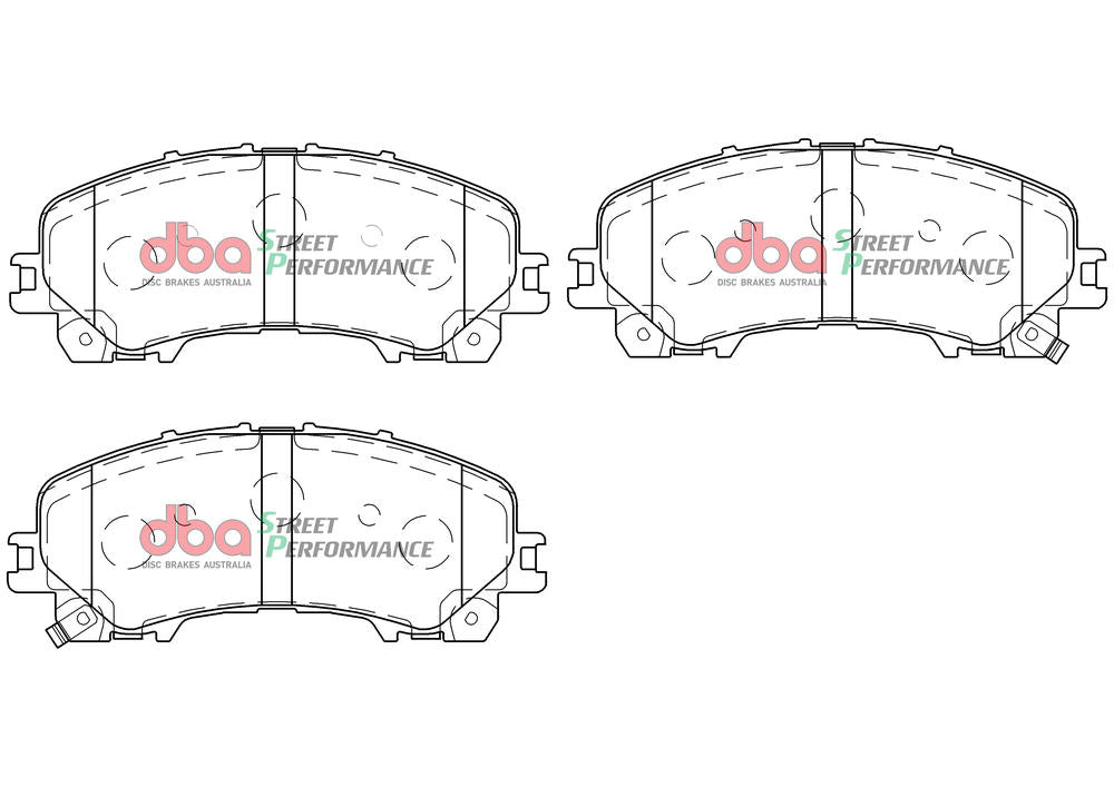 DBA Street Performance Brake Pad Set DB2341SP