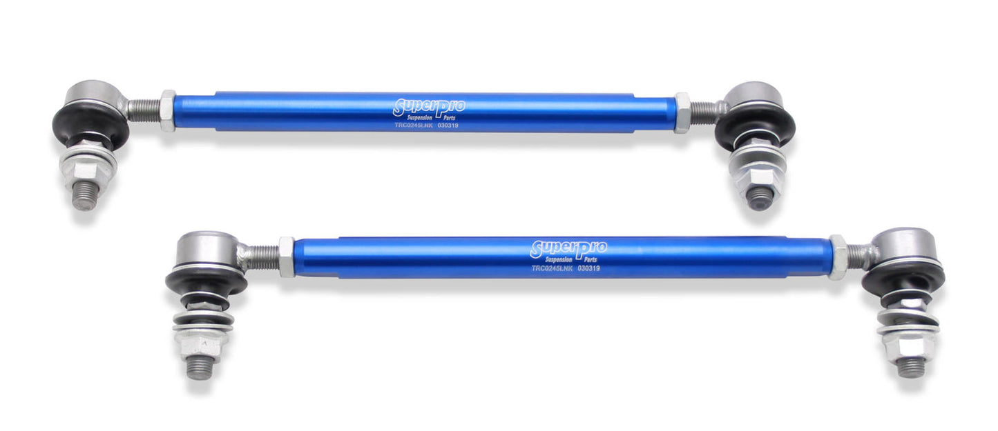SuperPro Swaybar Link Front Kit HD Adjustable Fits Audi Bmw Chrysler Citroen TRC12245