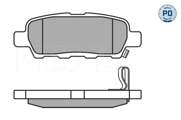 MEYLE Brake Pad Set 025 238 7114/PD