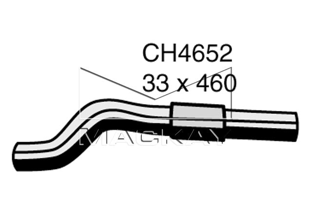 Mackay Top Radiator Hose CH4652