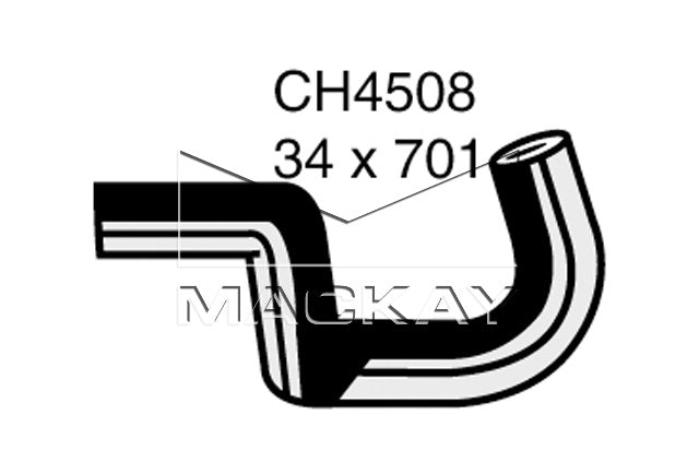 Mackay Bottom Radiator Hose CH4508