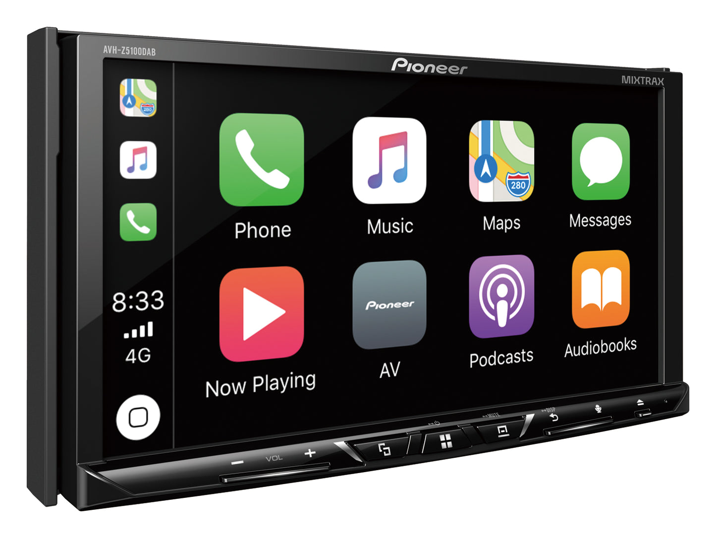Pioneer Dbl Din AV 7In Carplay/Android AVHZ5100DA