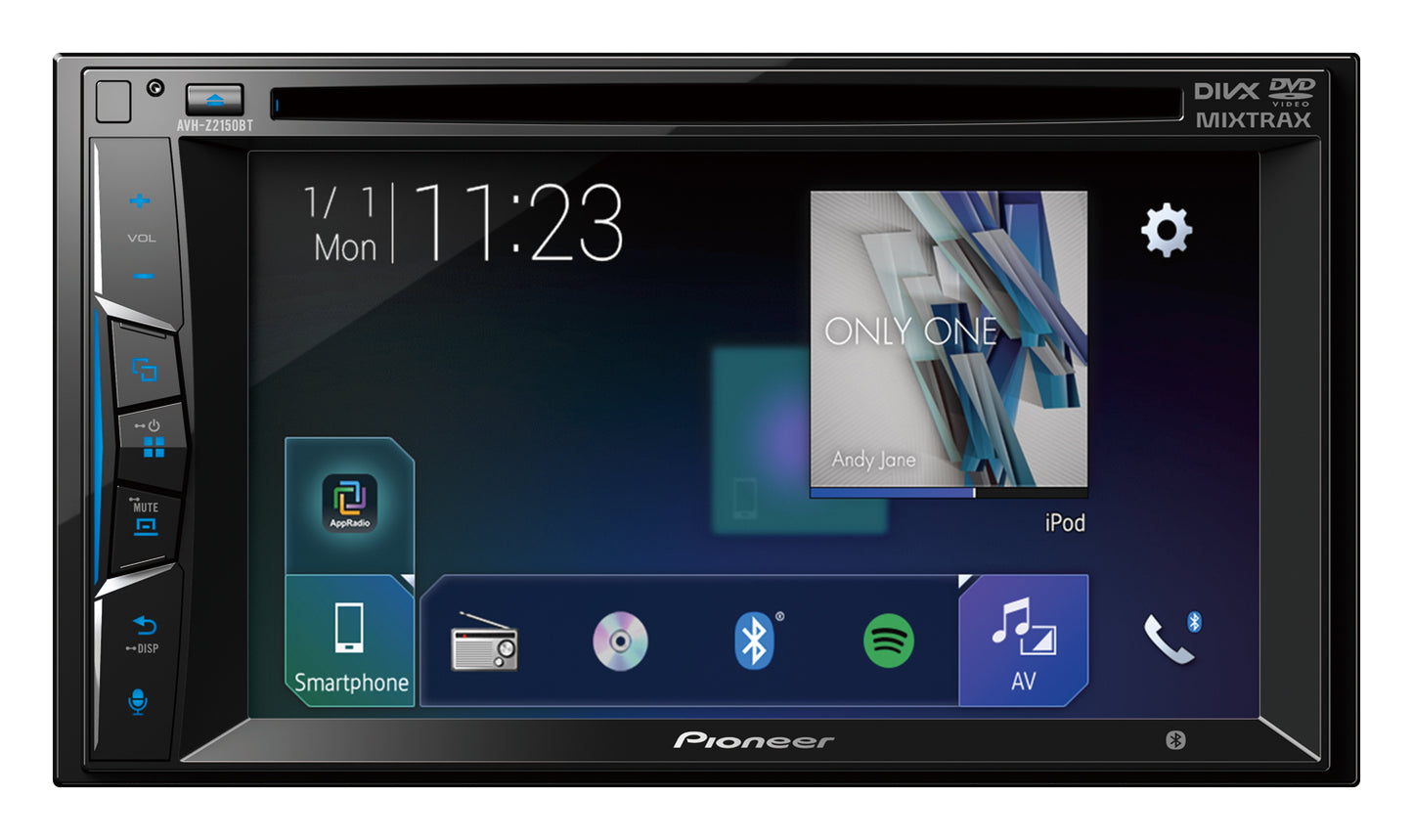 Pioneer AVh-2150BT Apple Carplay Bluetooth DVD Tuner AVHZ2150BTSB