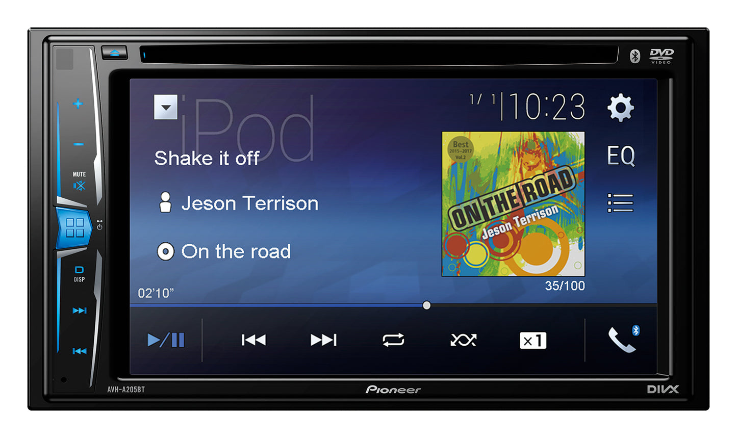 Pioneer AVh-A205BT Bluetooth Iphone DVD Tuner AVHA205BTSB