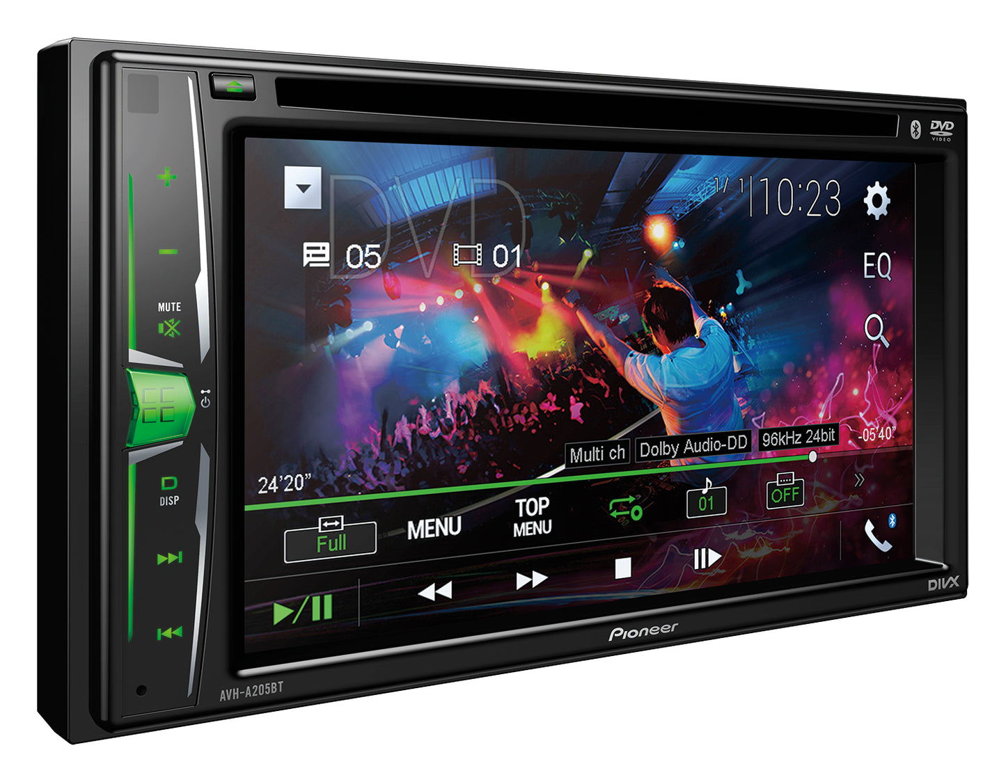 Pioneer AVh-A205BT Bluetooth Iphone DVD Tuner AVHA205BTSB