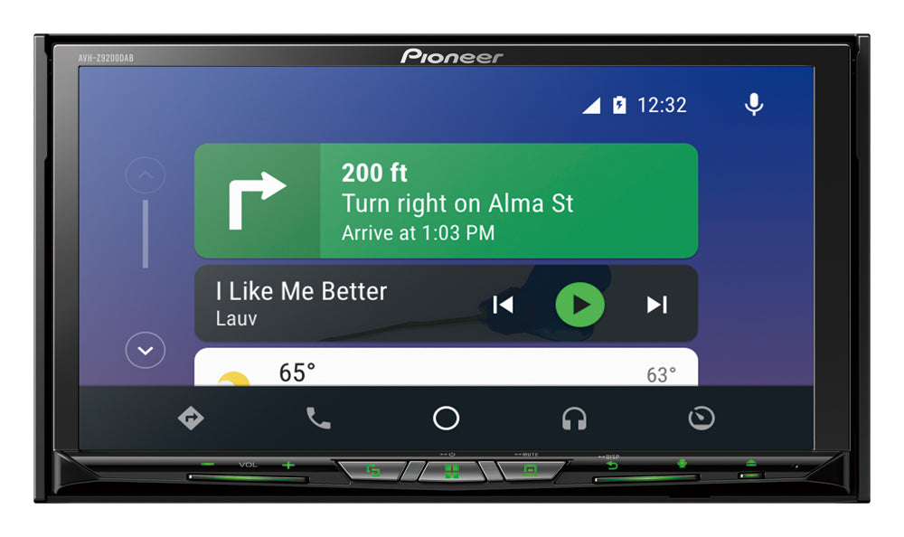 Pioneer Dbl Din AV 7In Carplay/Wifi AVHZ9200DA