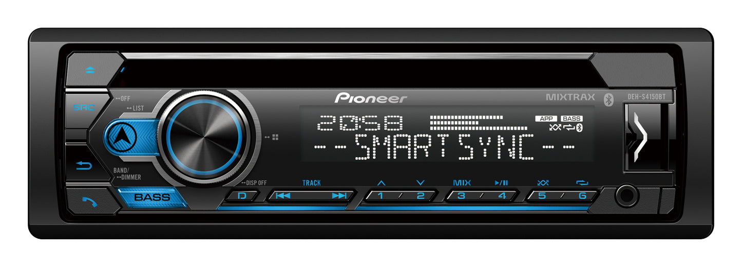 Pioneer Deh-S4150BT Bluetooth Cd Tuner DEHS4150BTSB