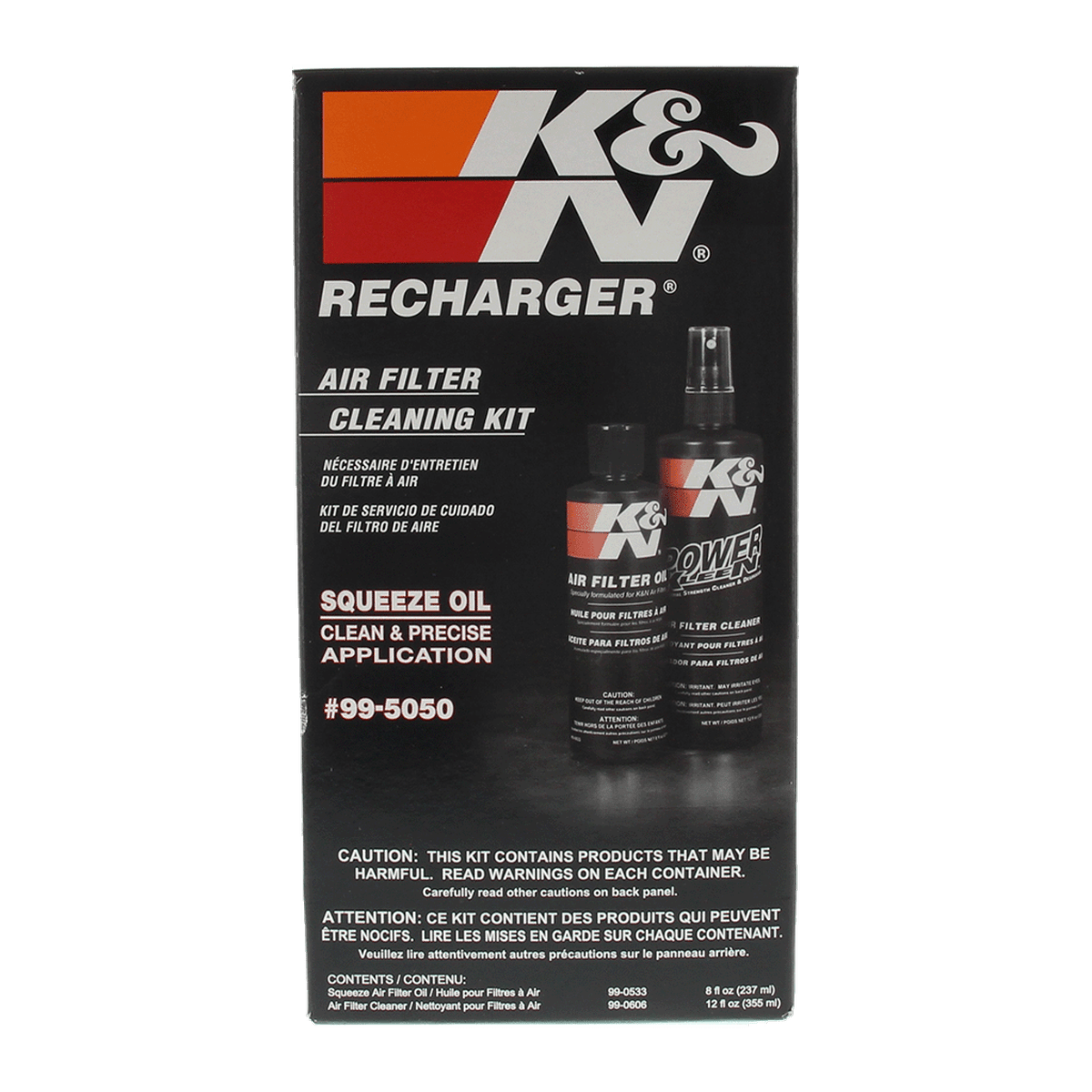 K&N Filter Recharge Clean and Oil Kit 99-5050