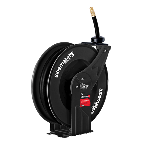 Lubemate Twin Pedestal 12.5mm x 15M Oil Hose Reel L-OTP1215