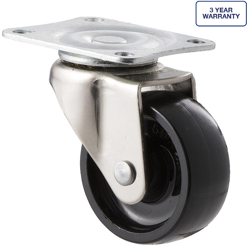 E H I Australia Swivel Castor Nylon 50Kg 50mm LNN50/LKP