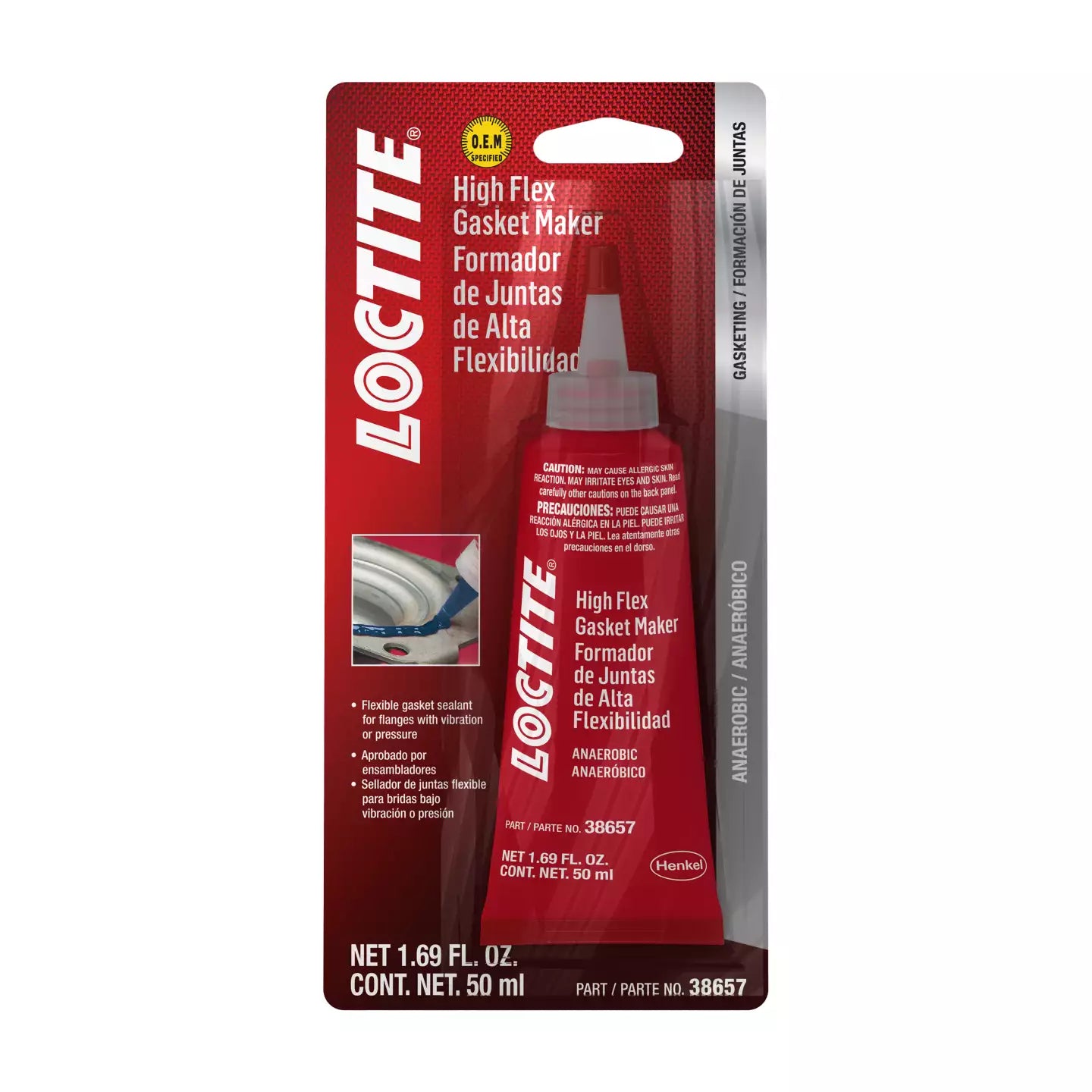 Loctite Gasket Maker Hi Flex 5127 50Ml 555354