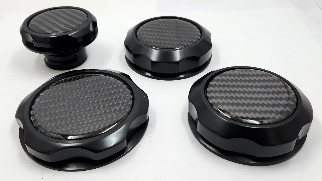Autotecnica Holden Commodore VE LS2 LS3 V8 Shadow Series & Carbon Engine Cap Set LS2CRBS