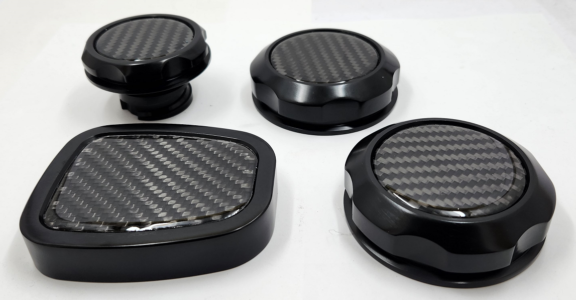 Autotecnica Holden Commodore VF LS2 LS3 V8 Shadow Series & Carbon Engine Cap Set LS3CRBS