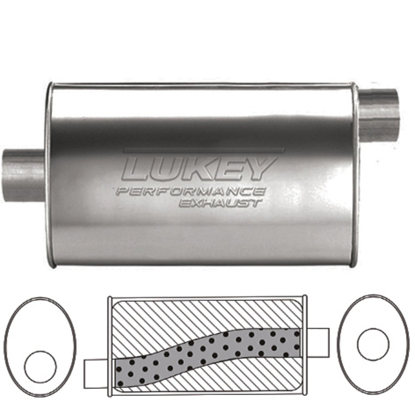 Lukey Universal Muffler LSU17283