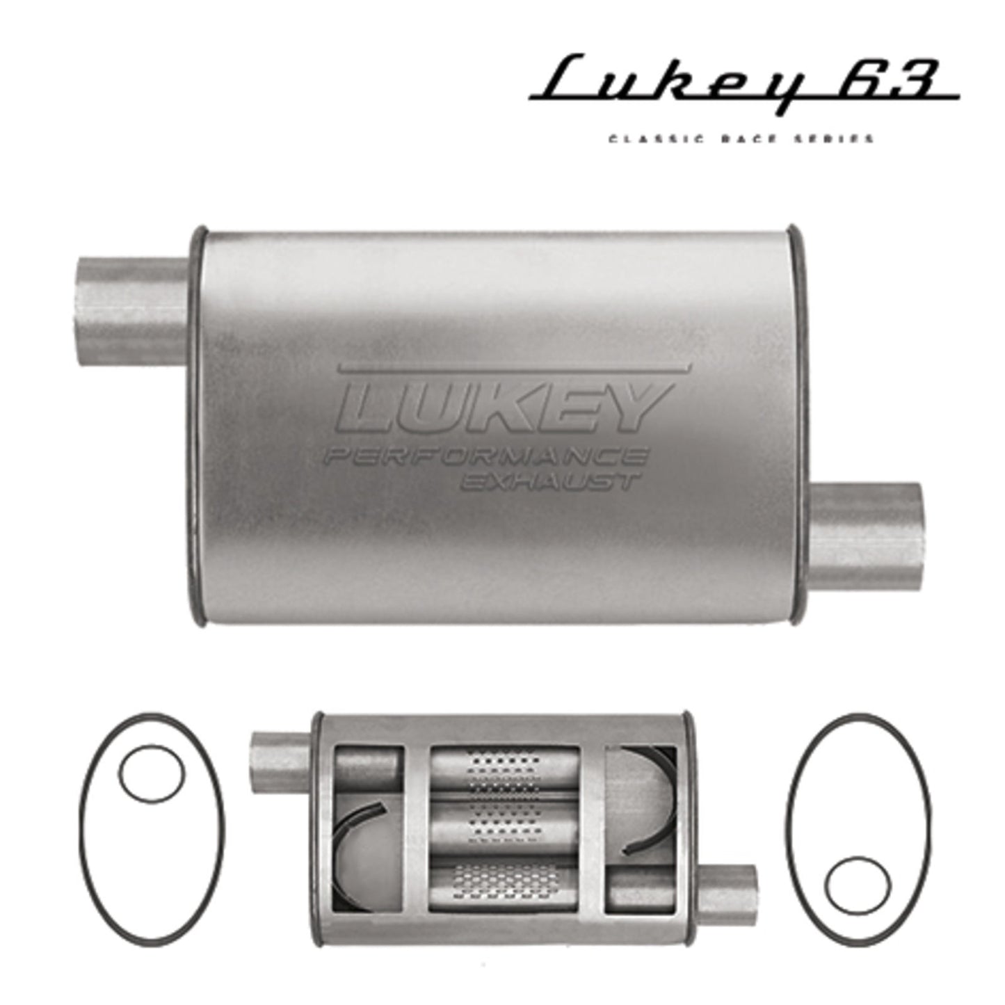 Lukey Muffler-Exhaust Sports LT17749