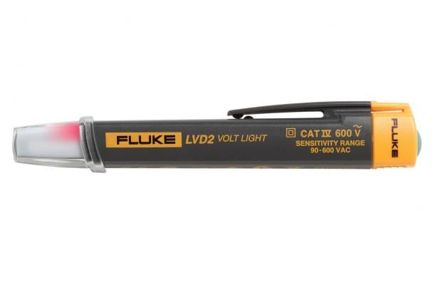 Fluke Volt Light Ac Voltage Detector And LED Flashlight, Pen Style FLULVD2