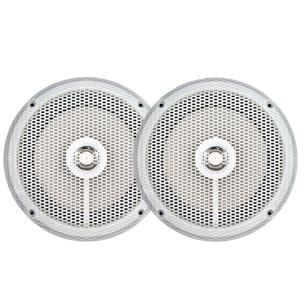 Autobacs Axis 6.5in Marine Slim Fit Speakers - White MA62W