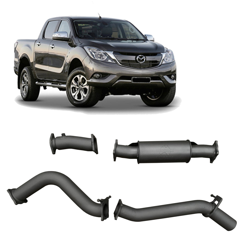 Redback Extreme Duty Exhaust 3in DPF Back (No Cat With Resonator) MBX22300-PR
