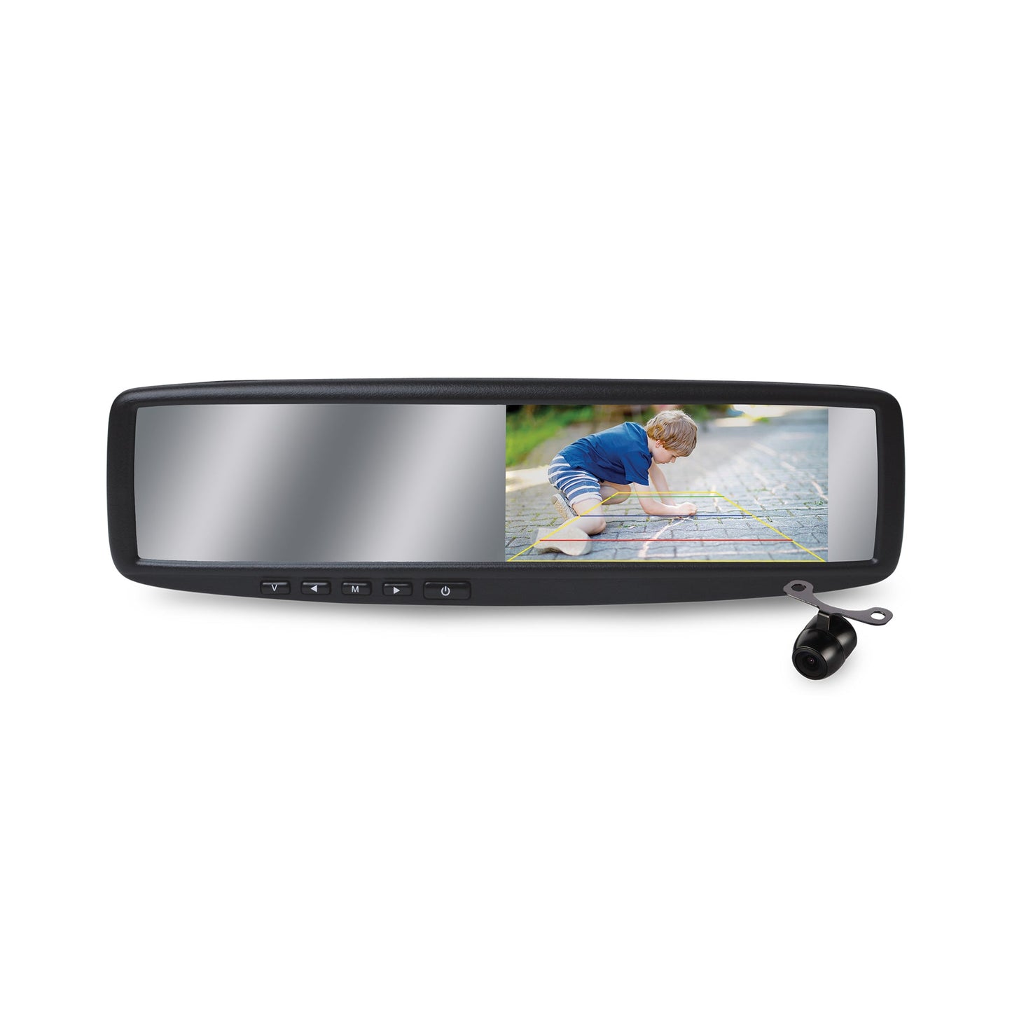 Parkmate 4.3in. LCD Mirror Monitor & Mini Camera Pack MCPK43BG