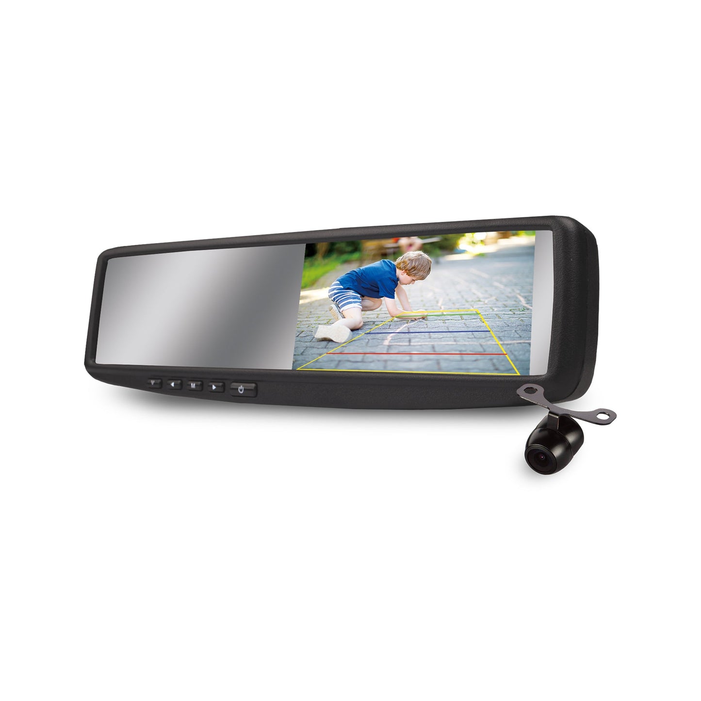 Parkmate 4.3in. LCD Mirror Monitor & Mini Camera Pack MCPK43BG