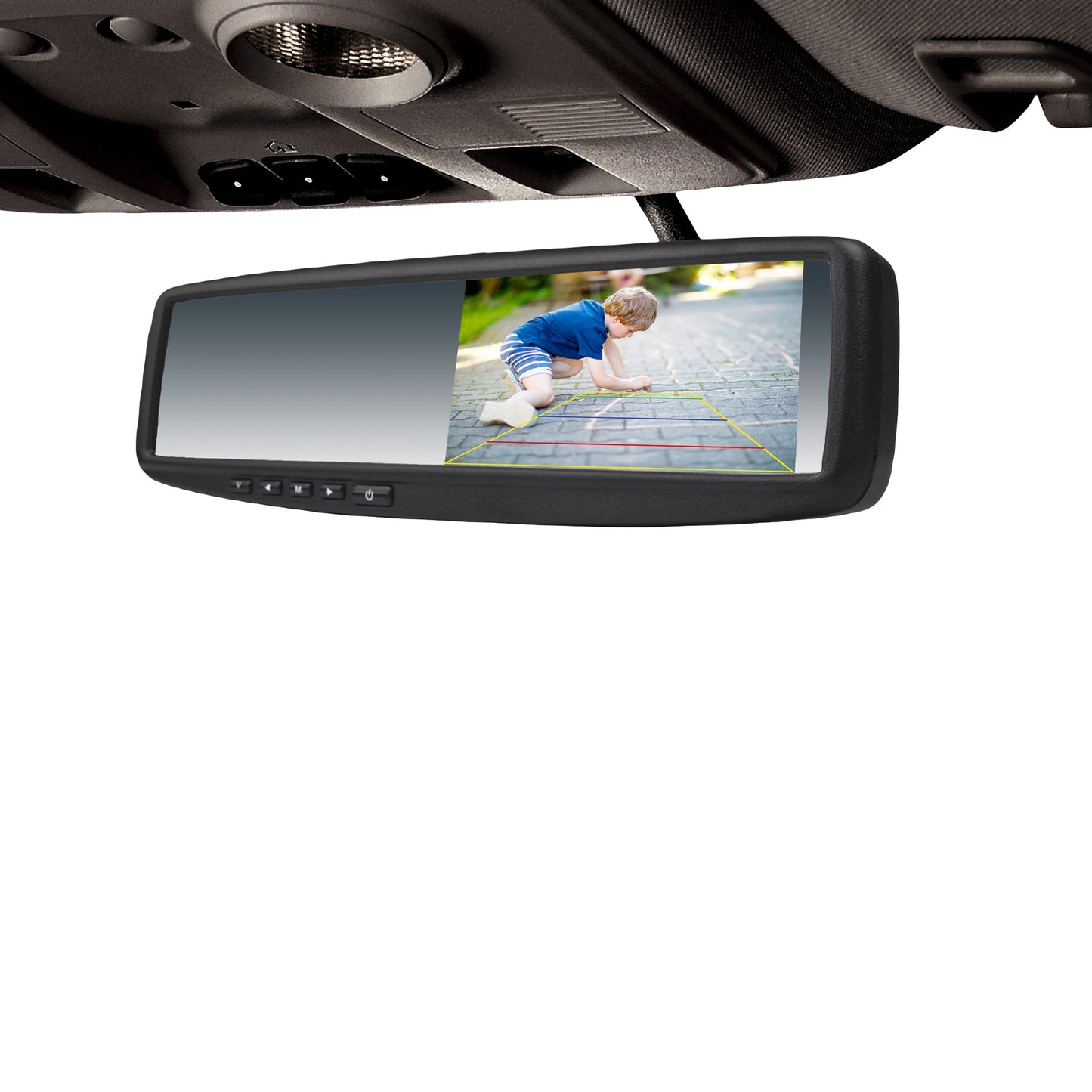 Parkmate 4.3in. LCD Mirror Monitor & Mini Camera Pack MCPK43BG