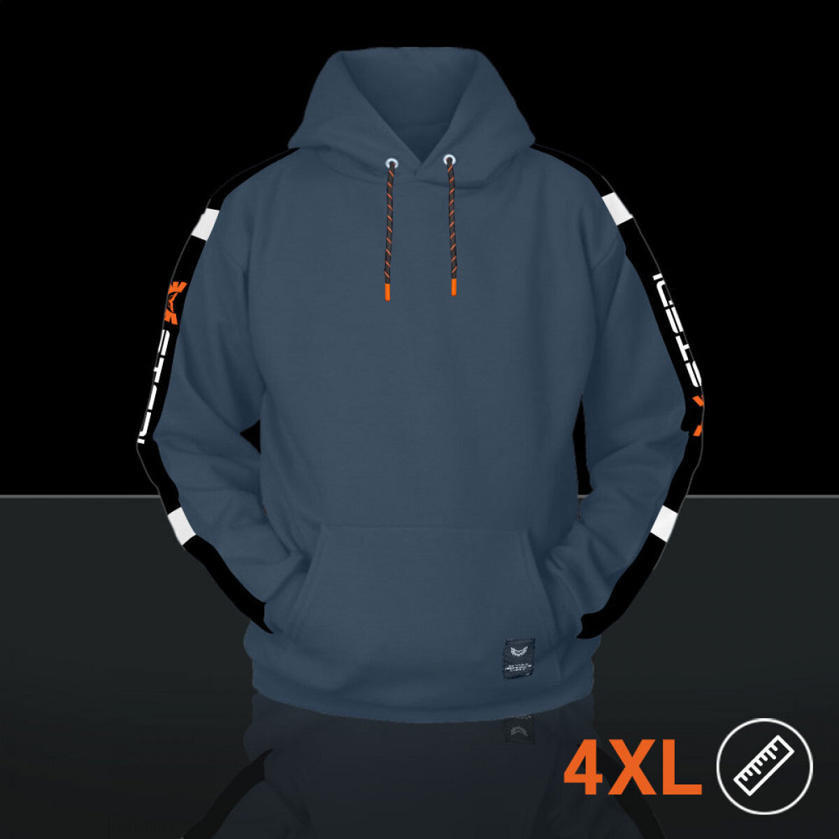 STEDI Hoodie Sleeve Jumper Blue 4XL MERCHHOODV34XL