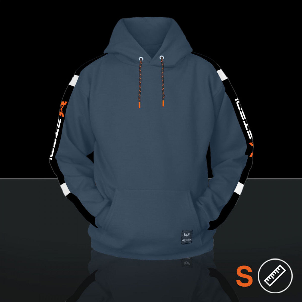 STEDI Hoodie Sleeve Jumper Blue Small MERCHHOODV3SML