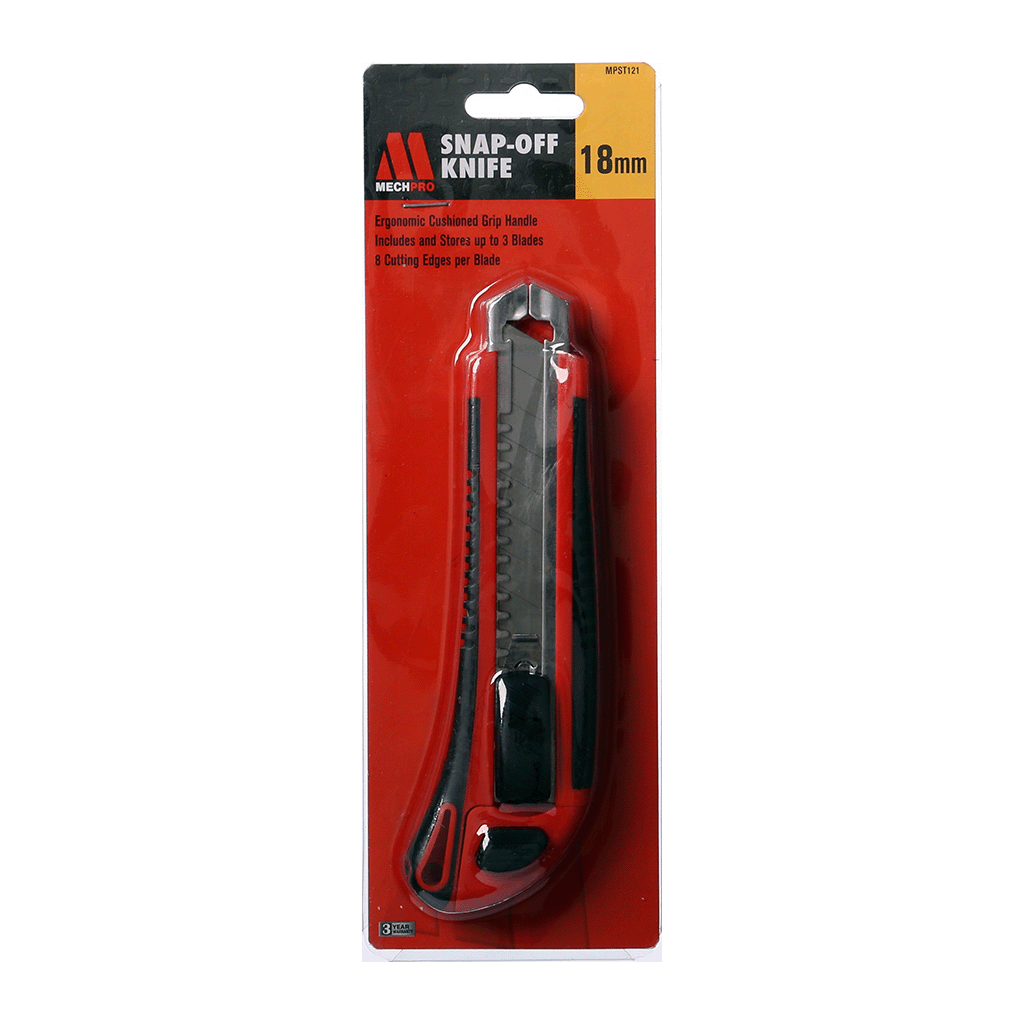 Mechpro Utility Knife Snap-Off 18mm MPST121