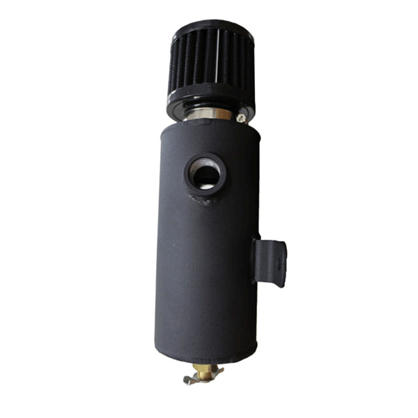 Autotecnica Shadow Series Catch Can Black Competition Style With Mini Filter (750ml) MS010BLK
