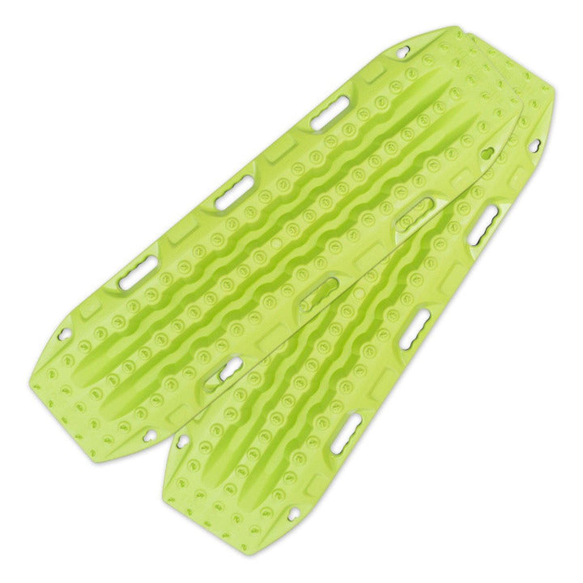 MAXTRAX MK2 4x4 Recovery Tracks Lime Green with Telltale Leashes