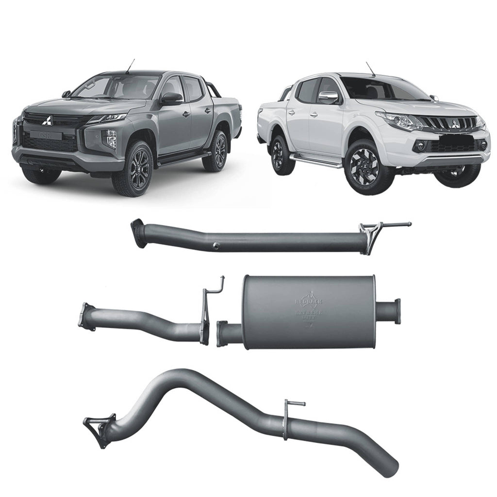 Redback Extreme Duty Exhaust 3in DPF Back (No Cat With Large Muffler) MTX32800-PM